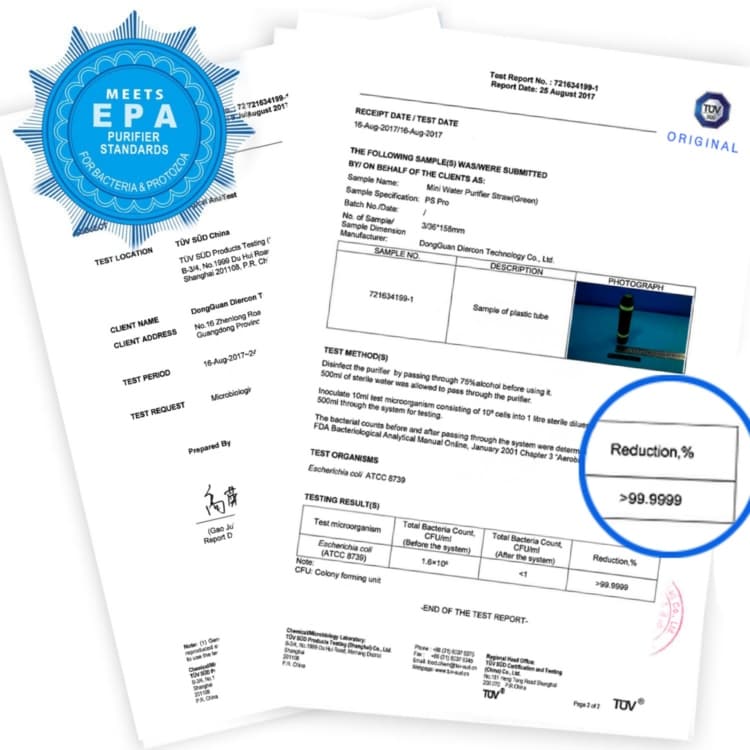 便携净水吸管 PS04